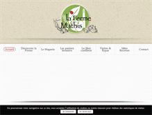 Tablet Screenshot of fermemathis.com